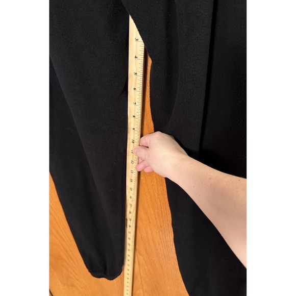 Michael Lauren Wm ALBATROSS SWEATPANT Sz L Terry Black Neon Pink 100% Cotton NWT - Picture 9 of 14